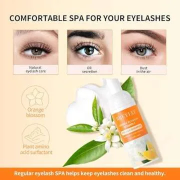 BREYLEE Eyelash Extension Cleanser for Healthy Lashes