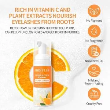 BREYLEE Eyelash Extension Cleanser for Healthy Lashes