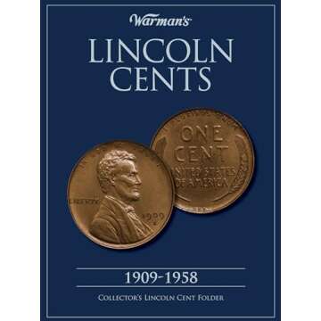 Lincoln Cents 1909-1958 Collector's Folder - Perfect for Coin Enthusiasts