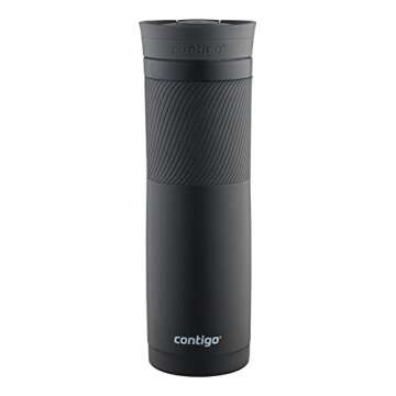 Contigo Steel Travel Mug - 24 oz, Matte Black, Perfect for Travel