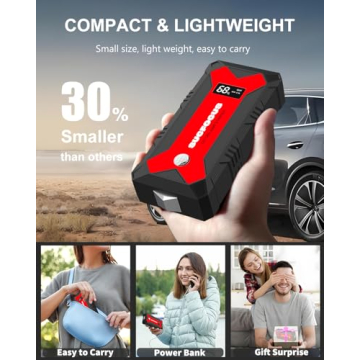 Portable 2500A Jump Starter for Car & Diesel Engines