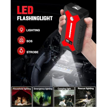 Portable 2500A Jump Starter for Car & Diesel Engines