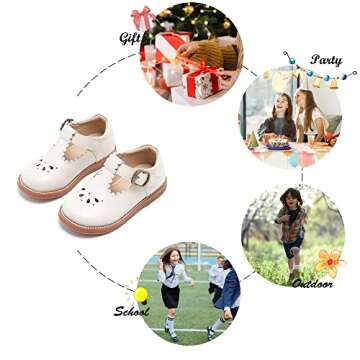Stylish Toddler Beige Mary Jane Dress Shoes for All Occasions