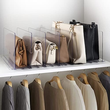 Moryimi Adjustable Purse Organizer for Stylish Closet Storage