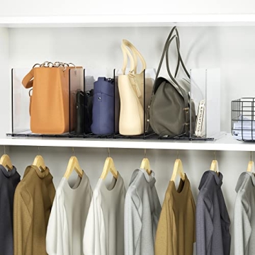 Moryimi Adjustable Purse Organizer for Stylish Closet Storage