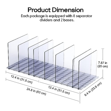 Moryimi Adjustable Purse Organizer for Stylish Closet Storage