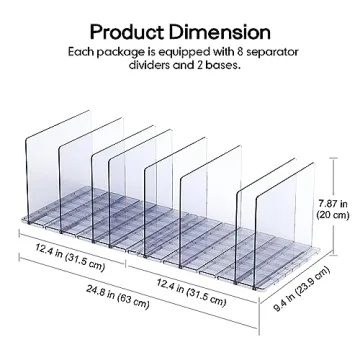 Moryimi Adjustable Purse Organizer for Stylish Closet Storage