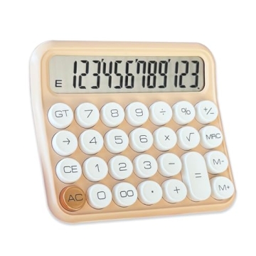 Benkaim Desk Calculator | 12 Digit Large LCD Display, Big Button Calculator for School, Home & Busin...