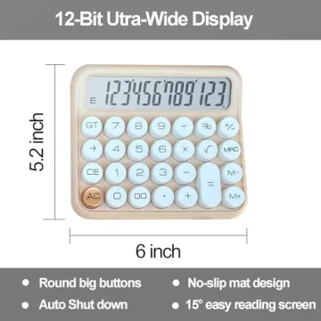 Vibrant Benkaim Desk Calculator with Stylish Design