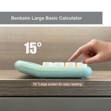 Vibrant Benkaim Desk Calculator with Stylish Design