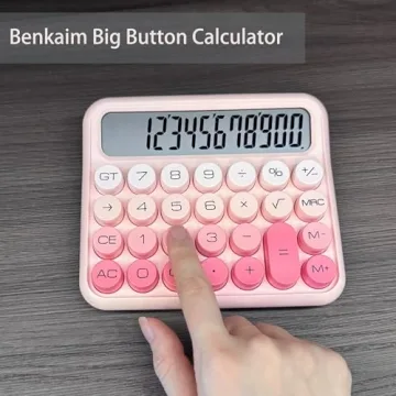 Vibrant Benkaim Desk Calculator with Stylish Design