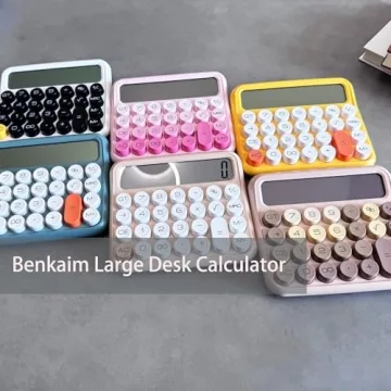 Vibrant Benkaim Desk Calculator with Stylish Design