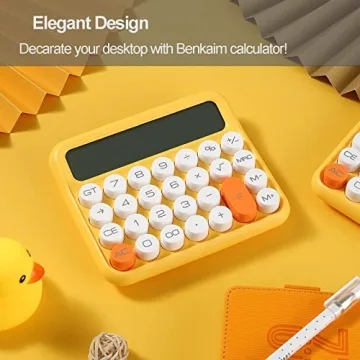 Vibrant Benkaim Desk Calculator with Stylish Design
