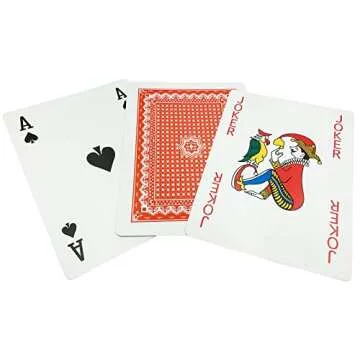 Yuanhe Jumbo Giant Playing Card Deck - 8X11 Inch Large Oversized Cards - Super Big Game Theme Full Deck - For Kids, Adults, Casino Party Decorations