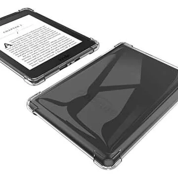 Clear Case for (2019 Release) 6" Kindle 10th Generation, [Lightweight] Silicone Thin Slim Protective Back Cover Skin Bumper for Kindle 10th Gen 2019 (Not Fit Kindle Paperwhite) (Transparent)