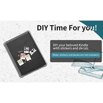 Clear Case for (2019 Release) 6" Kindle 10th Generation, [Lightweight] Silicone Thin Slim Protective Back Cover Skin Bumper for Kindle 10th Gen 2019 (Not Fit Kindle Paperwhite) (Transparent)