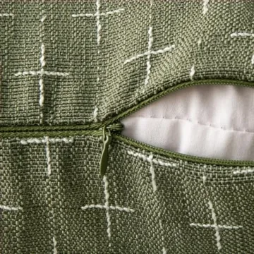 MIULEE Decorative Burlap Linen Throw Pillow Covers 20x20