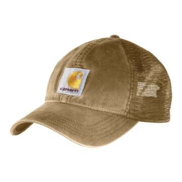 Carhartt Buffalo Cap - Dark Khaki, One Size Fits All