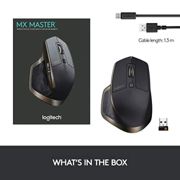 Logitech MX Master Wireless Mouse - Precision & Multi-Device Connect