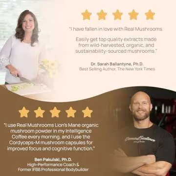 Real Mushrooms Lion’s Mane Powder for Memory and Focus