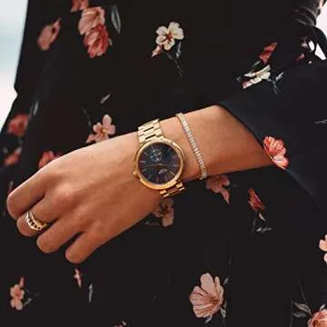 Elegant PEARLADA Baguette Tennis Bracelet for Women