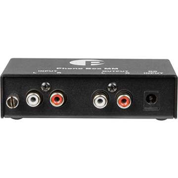 Pro-Ject Phono Box MM DC Phonograph Preamplifier,Black