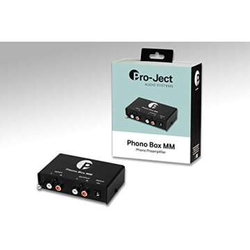 Pro-Ject Phono Box MM DC Phonograph Preamplifier,Black