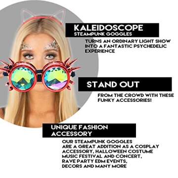 Steampunk Goggles for Cosplay and Festivals - Rave Ready