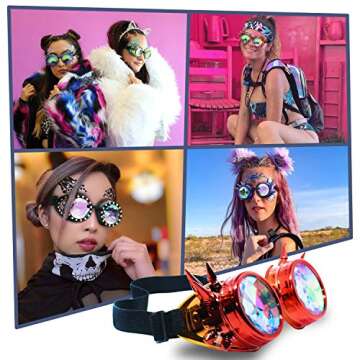 Steampunk Goggles for Cosplay and Festivals - Rave Ready