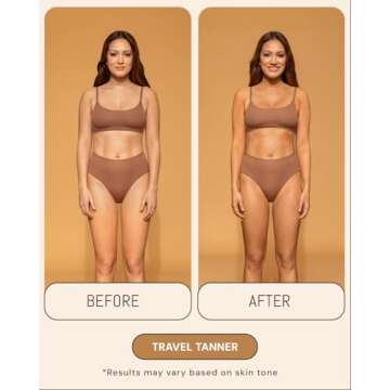 Peta Jane Travel Tanner, Self-Tan Lotion | Natural Sunless Tanning Lotion, Lightweight & Streak-Free Finish, Not Sticky, Lengthens Tan, 3.4oz - Best Self-Tanning Lotion for Flawless Glow