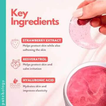 Patchology Rosé Eye Gels - Hydrating Eye Patches for Dark Circles