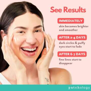 Patchology Rosé Eye Gels - Hydrating Eye Patches for Dark Circles