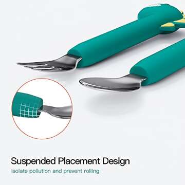 Buy SFCCMM Toddler Fork and Spoon Set for Self Feeding