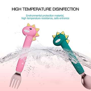 Buy SFCCMM Toddler Fork and Spoon Set for Self Feeding