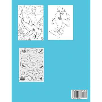 Shark Coloring and Activity Book for Kids – Dive into Fun!