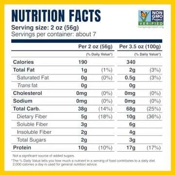 BARILLA Protein+ (Plus) Penne Pasta, 14.5 Ounce - plant based pasta - Made from Lentils, Chickpeas & Peas - Non-GMO, Kosher Certified and Vegan