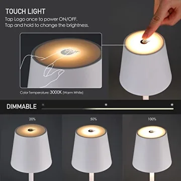 O’Bright Sandy Cordless LED Floor Lamp - Adjustable & Dimmable