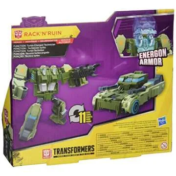 Transformers Toys Cyberverse Ultra Class RACK'N'Ruin Action Figure - Combines with Energon Armor to Power Up - for Kids Ages 6 and Up, 6.75-inch