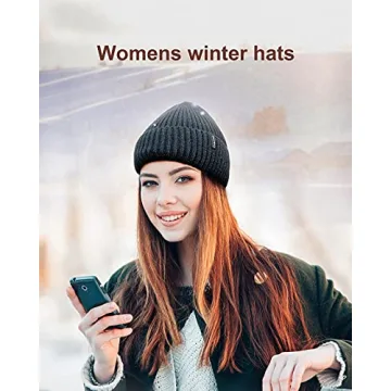 Ocatoma Beanie: Warm Stylish Unisex Winter Knit Cuffed Beanie