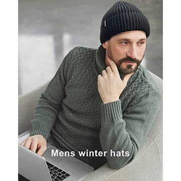 Ocatoma Beanie: Warm Stylish Unisex Winter Knit Cuffed Beanie