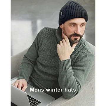 Ocatoma Beanie: Warm Stylish Unisex Winter Knit Cuffed Beanie