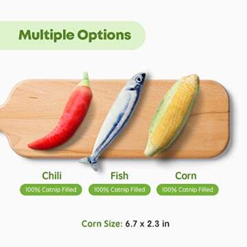 Potaroma 100% Catnip Filled Toys for Happy Cats