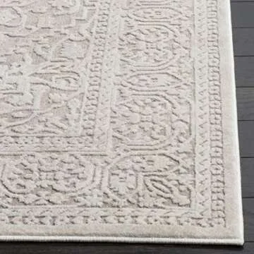 SAFAVIEH Reflection Collection Area Rug - 10' x 14', Beige & Cream, Vintage Distressed Design, Non-Shedding & Easy Care, Ideal for High Traffic Areas in Living Room, Bedroom (RFT670A)