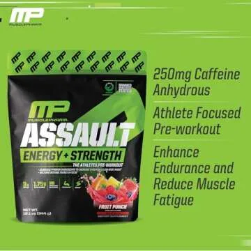 MusclePharm Assault Energy & Strength Pre Workout Powder