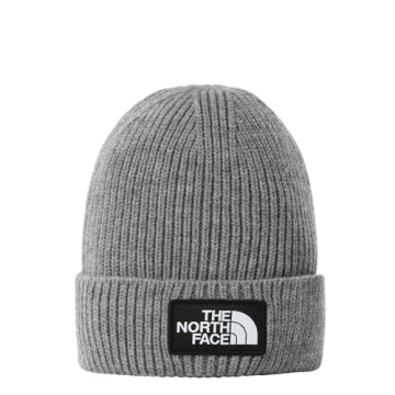 The North Face Logo Box Cuffed Beanie for Warmth and Style