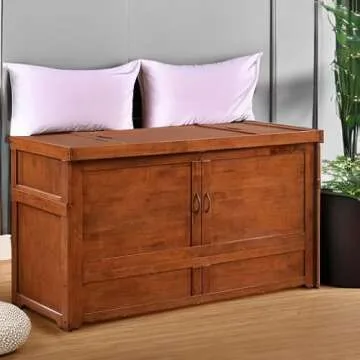 Murphy Cube Cabinet Bed with Premium Mattress for Compact Spaces