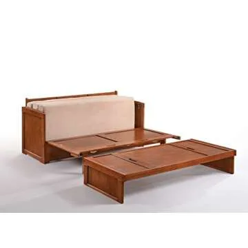 Murphy Cube Cabinet Bed with Premium Mattress for Compact Spaces