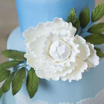 Premium Peony Sugar Cake Flower by Chef Alan Tetreault
