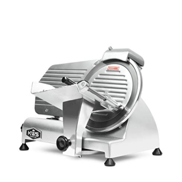 KWS MS-10NS Electric Meat Slicer 10-Inch with Stainless Blade