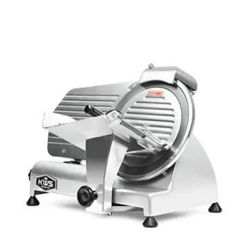 KWS MS-10NS Electric Meat Slicer 10-Inch with Stainless Blade